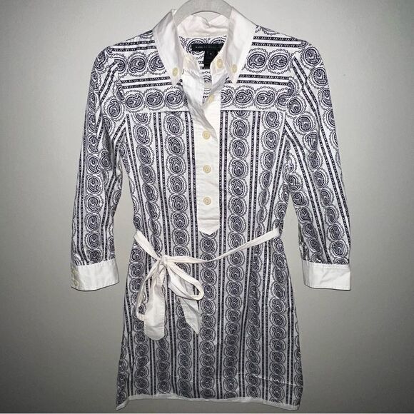 Marc by Marc Jacobs Paisley Longsleeve Dress - Sz 0 - Picture 2 of 16